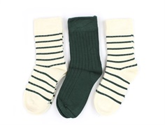 Minipop emerald green mix socks bamboo (3-pack)